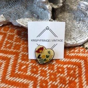Vintage Heart Pin